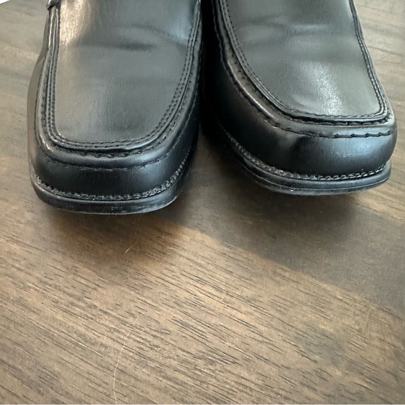 Boy’s Robert David Black Dress Shoes Size 4W - Picture 8 of 9